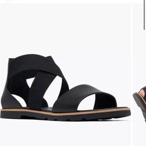 Sorel Women's Ella Il Sandal Black
Size 8 EUC